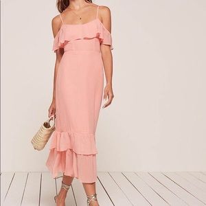 NWT Reformation Odessa Dress in Blush